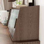 ミニキャビネット,卓上収納,キャビネット,食器棚,無垢材,キッチン収納,コンパクト,1人暮らし,ディスプレイ