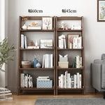 Casaconer | オープンラック・幅45・60cm・1列4段・本棚・スリム・薄型・ラック・シェルフ・ブックシェルフ・オープンシェルフ・おしゃれ・棚・薄型収納・大容量・省スペース・コレクションラック・マガジンラック・コミックラック・コミック収納