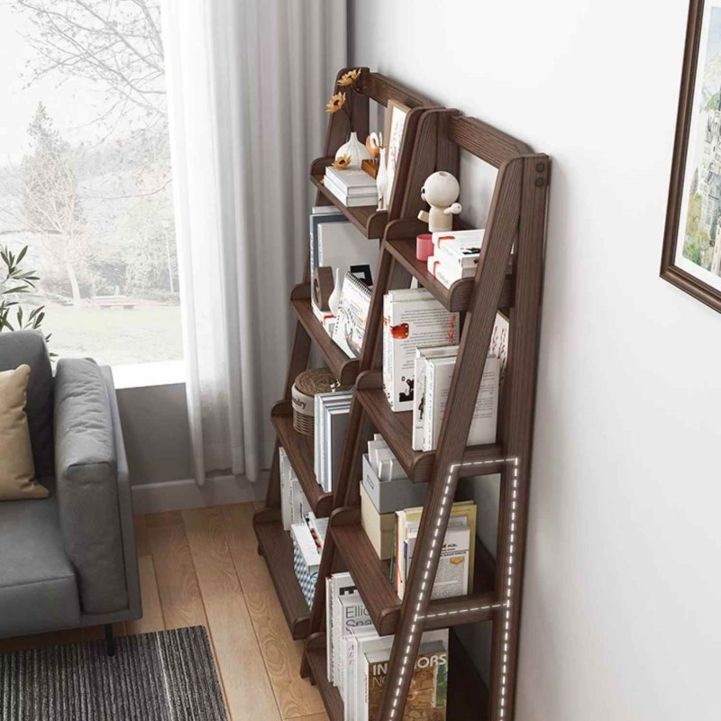 Casaconer | オープンラック・幅45・60cm・1列4段・本棚・スリム・薄型・ラック・シェルフ・ブックシェルフ・オープンシェルフ・おしゃれ・棚・薄型収納・大容量・省スペース・コレクションラック・マガジンラック・コミックラック・コミック収納