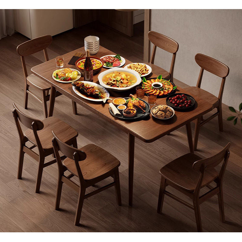 Casaconer | ダイニングテーブル・天然木・折りたたみ式・伸長・収納付き・幅120cm・4人掛け・ナチュラル・モダン・おしゃれ