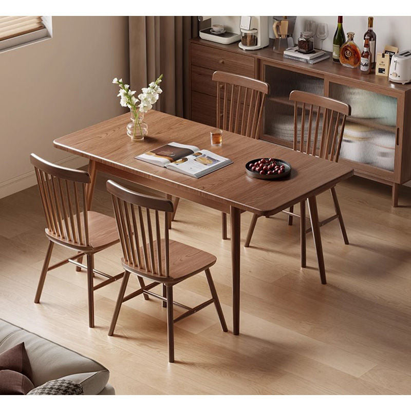 Casaconer | ダイニングテーブル・天然木・折りたたみ式・伸長・収納付き・幅120cm・4人掛け・ナチュラル・モダン・おしゃれ