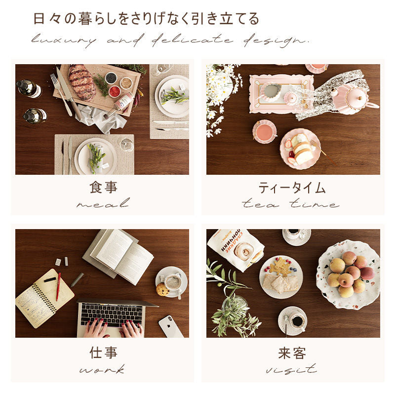 Casaconer | ダイニングテーブル・天然木・折りたたみ式・伸長・収納付き・幅120cm・4人掛け・ナチュラル・モダン・おしゃれ