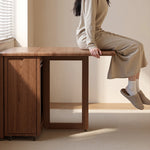 ダイニングテーブル 折りたたみ 4人 木製 テーブル 伸長 折りたたみ 食卓テーブル 食卓テーブル おしゃれ ダイニング 伸縮 4人掛け おしゃれ モダン リビング 天然木 ナチュラル 省スペース 収納