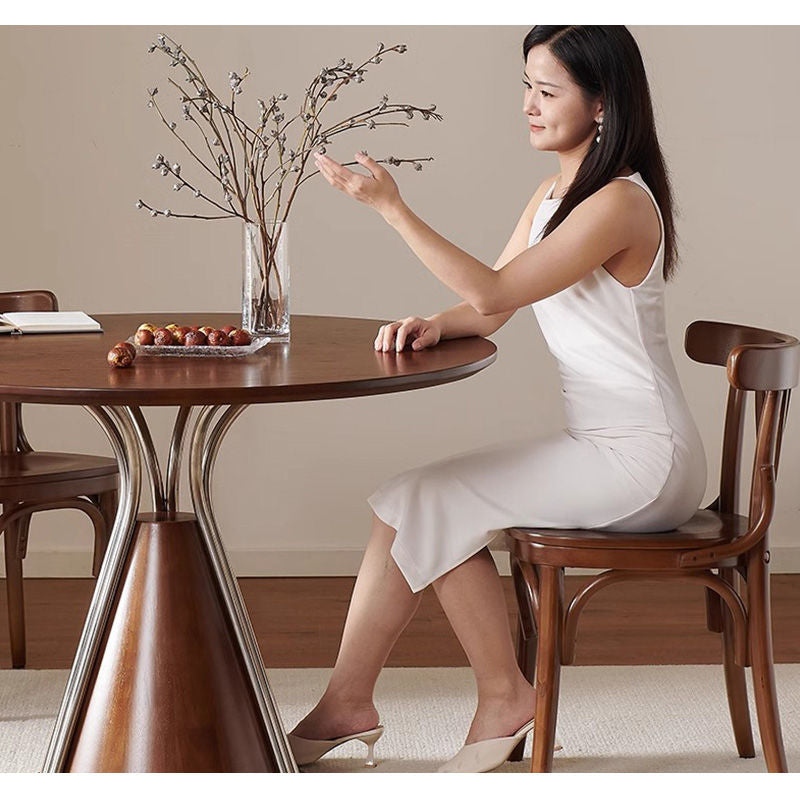 Casaconer | 丸ダイニングテーブル・木製・100・80・4人掛け