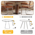 Casaconer | ダイニングテーブル・円形・木製・テーブル・モダン・60cm・80cm