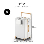 Casaconer | スーツケース・キャリーケース・軽量・静音キャスター・ダブルファスナー・大容量・旅行・出張