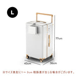 Casaconer | スーツケース・キャリーケース・軽量・静音キャスター・ダブルファスナー・大容量・旅行・出張