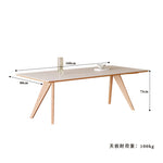 Casaconer | ダイニングテーブル・セラミック天板・木製・リビングテーブル・140・幅140・160・180・4人掛け・6人掛け