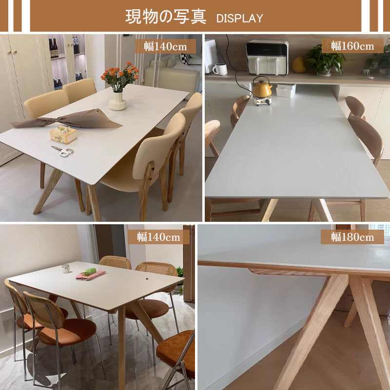 Casaconer | ダイニングテーブル・セラミック天板・木製・リビングテーブル・140・幅140・160・180・4人掛け・6人掛け