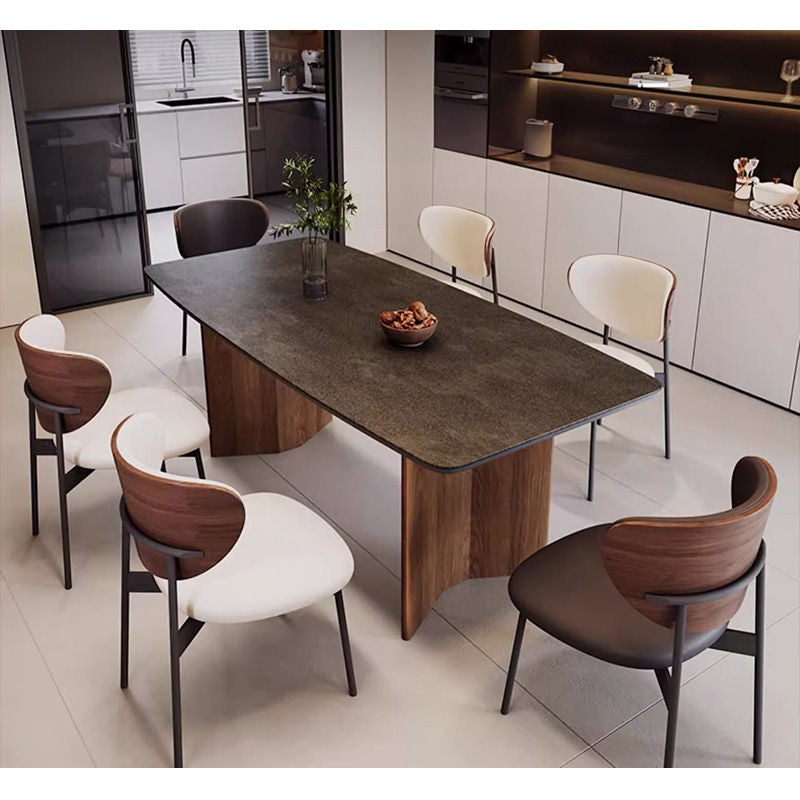 Casaconer | ダイニングテーブル・セラミック天板・木製・リビングテーブル・140・幅140・160・180・4人掛け・6人掛け