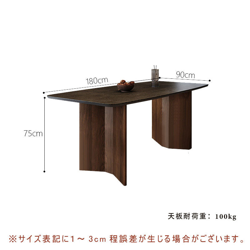 Casaconer | ダイニングテーブル・セラミック天板・木製・リビングテーブル・140・幅140・160・180・4人掛け・6人掛け