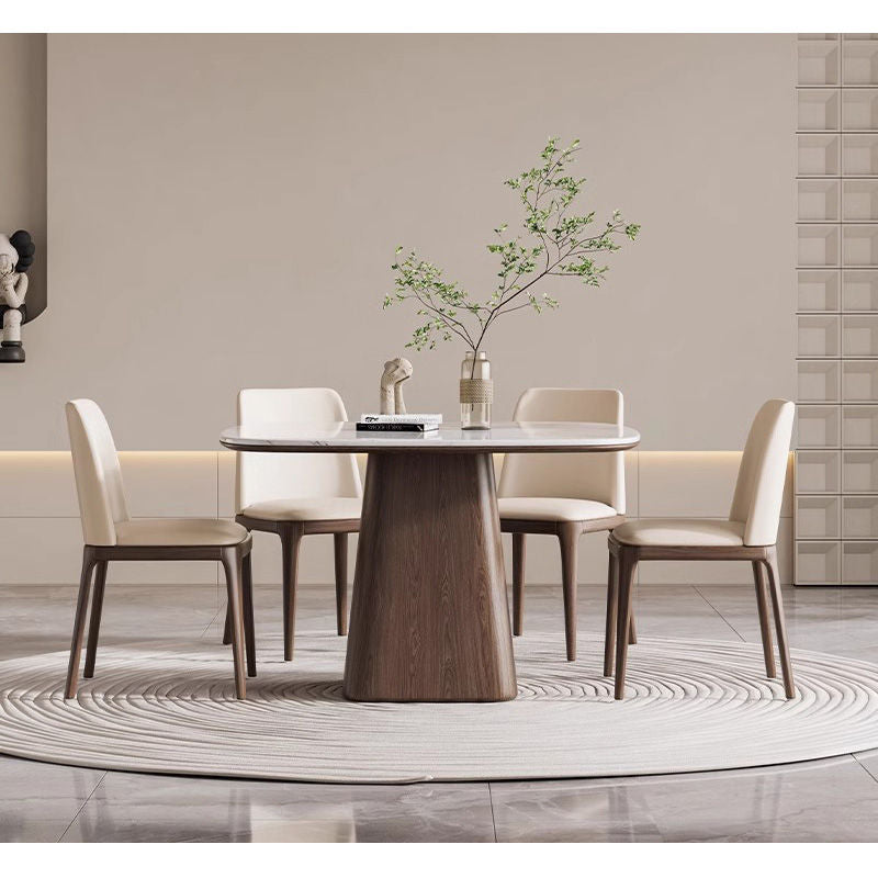 Casaconer | ダイニングテーブル・円形・テーブル・セラミック・木製・モダン・幅80・100・3人掛け