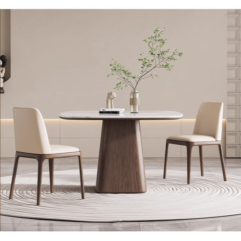 Casaconer | ダイニングテーブル・円形・テーブル・セラミック・木製・モダン・幅80・100・3人掛け