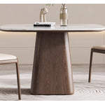 Casaconer | ダイニングテーブル・円形・テーブル・セラミック・木製・モダン・幅80・100・3人掛け