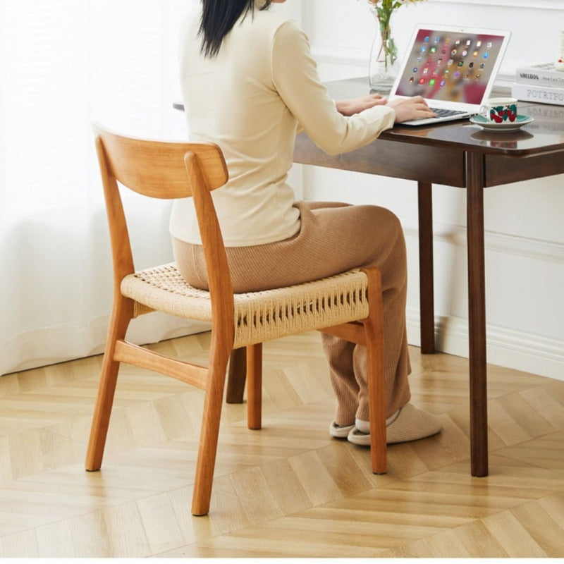 チェア,ダイニングチェア,ラタン,椅子,天然木,藤編み,ナチュラル,安定性