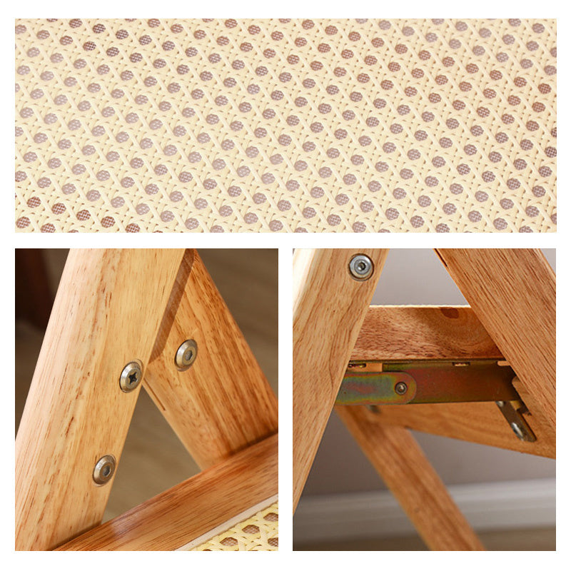 チェア,ダイニングチェア,折りたたみ,椅子,ラタン,天然木,ナチュラル,無垢材,ディテール