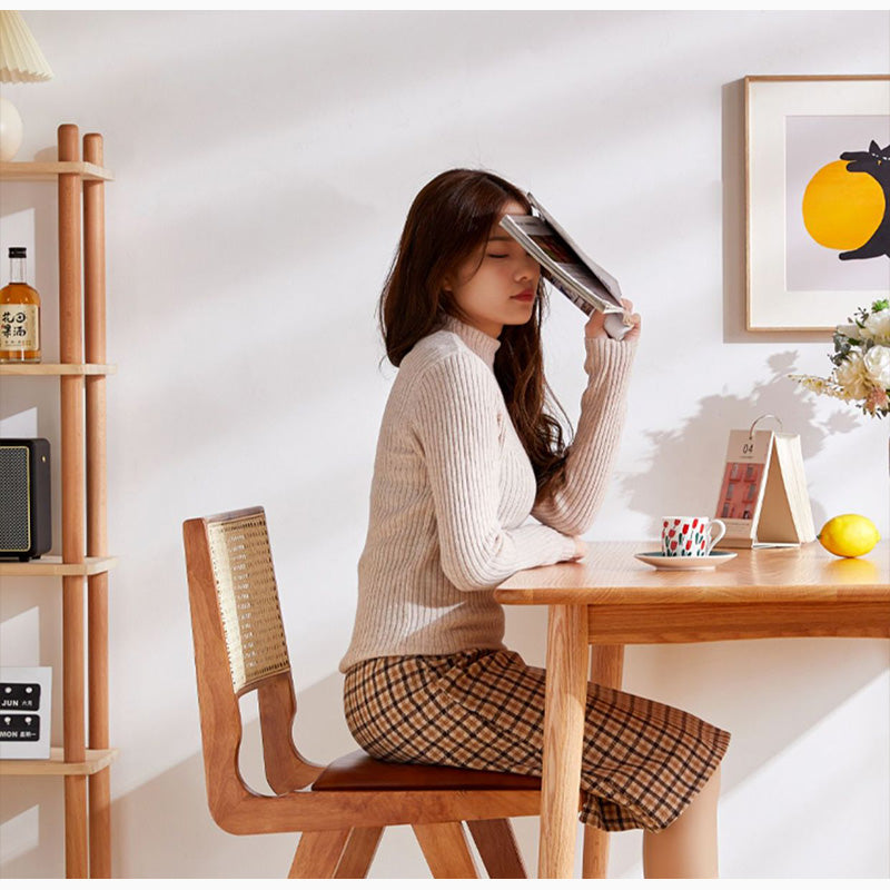 チェア,ダイニングチェア,ラタンチェア,椅子,籐編み,チェア おしゃれ,チェア 安い,ラタン,ナチュラル,無垢材,雰囲気