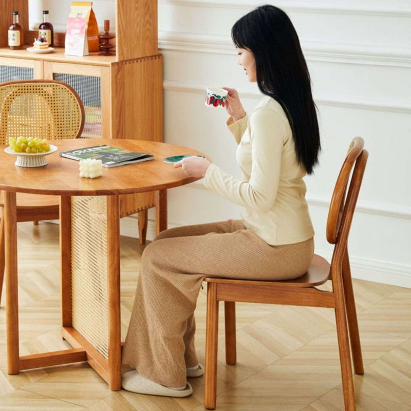 チェア,ダイニングチェア,椅子,ラタン,籐編み,ナチュラル,無垢材,高さ