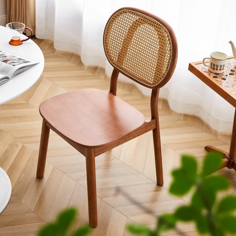 チェア,ダイニングチェア,椅子,ラタン,籐編み,ナチュラル,無垢材,雰囲気