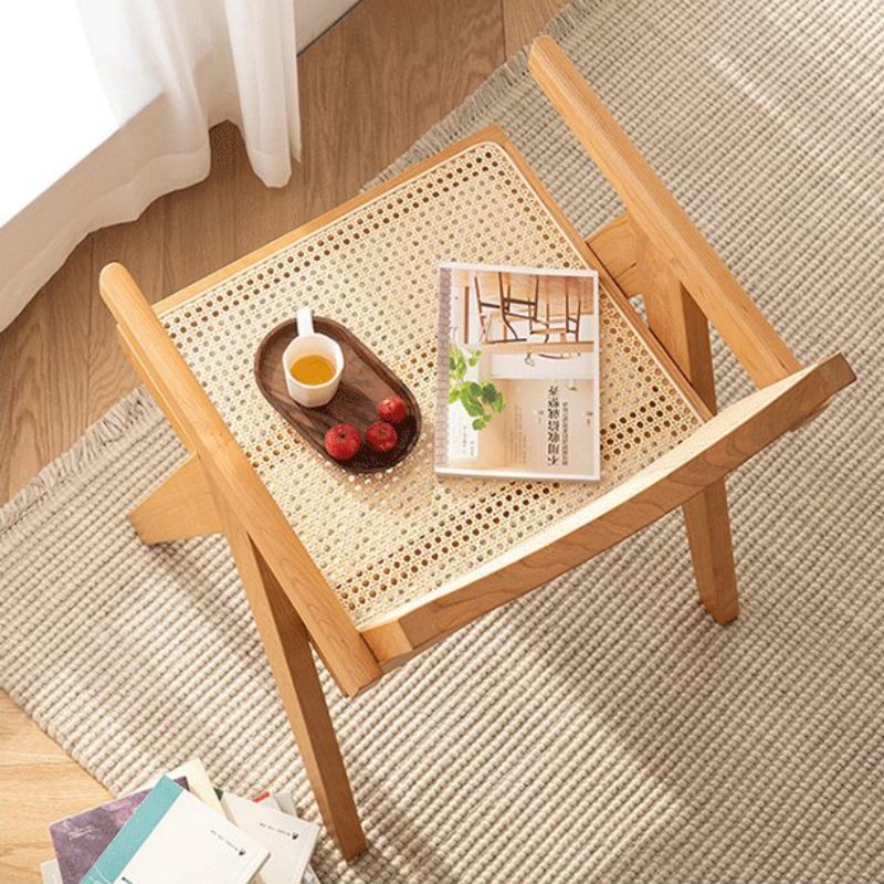 チェア,ラタン,椅子,カフェ風,籐編み,ダイニングチェア,リビング,ナチュラル,おしゃれ,高さ