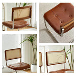 チェア,椅子,ラタン,合皮,ダイニング,リビング,レトロ,ヴィンテージ,おしゃれ,ディテール