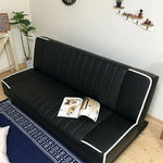 ソファー ソファ おすすめ ソファーベッド 3人掛け 合皮 リビングソファ ブラック ホワイト モダン シングルサイズ 脚付き