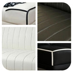 ソファー ソファ おすすめ ソファーベッド 3人掛け 合皮 リビングソファ ブラック ホワイト モダン シングルサイズ 脚付き