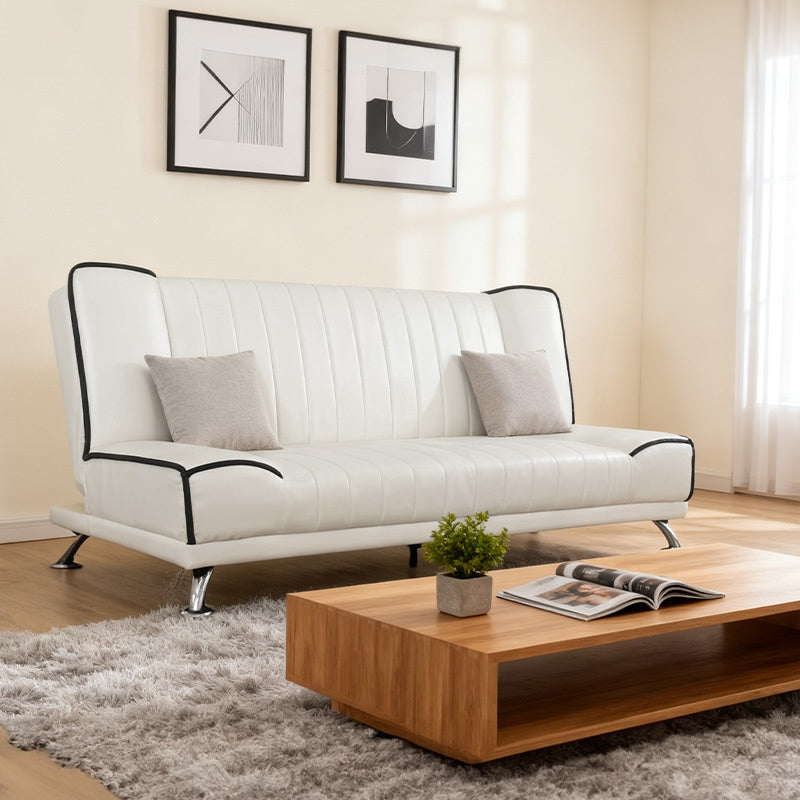 ソファー ソファ おすすめ ソファーベッド 3人掛け 合皮 リビングソファ ブラック ホワイト モダン シングルサイズ 脚付き