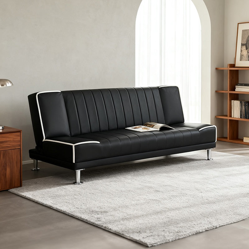 ソファー ソファ おすすめ ソファーベッド 3人掛け 合皮 リビングソファ ブラック ホワイト モダン シングルサイズ 脚付き