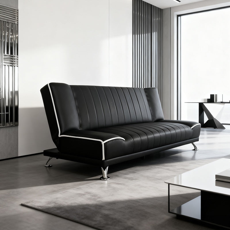 ソファー ソファ おすすめ ソファーベッド 3人掛け 合皮 リビングソファ ブラック ホワイト モダン シングルサイズ 脚付き