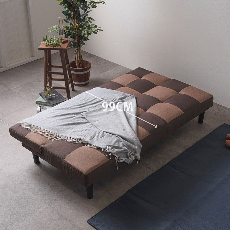 ソファー ソファ おすすめ ソファーベッド シングル 幅170cm 3人掛け パッチワーク ファブリック ソファーベット ソファー コンパクト 合皮 市松 おしゃれ かわいい ロータイプ おすすめ