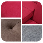 ソファー ソファ おすすめ ソファーベッド 幅170cm ファブリック 3人掛け テーブル付き コンパクト ファブリック ドリンクホルダー付き 脚付き グレー ブラウン