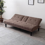 ソファー ソファ おすすめ ソファーベッド 幅170cm ファブリック 3人掛け テーブル付き コンパクト ファブリック ドリンクホルダー付き 脚付き グレー ブラウン