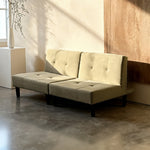 ソファー・ソファベッド・ソファーベッド・3人掛け・分割・幅180cm・パッチワーク3WAY・2人用・1人用・おしゃれ・二分割・ブルー・レッド・脚付き・一人掛けが2個・ファブリック・布・布製・コンパクト・シングル