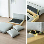 カバーリング フロアソファ 1人掛け 2人掛け 3人掛け 幅180cm ファブリック ロータイプ ローソファ 180cm セパレートタイプ 1人掛け 分割ソファ おしゃれ 北欧風 一人暮らし 組み換え自由 ナチュラル モダン おすすめ