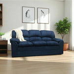ソファ・ソファー・ 幅約200cm・2人掛け/3人掛け・ファブリック・シンプルデザイン・ネイビー・脚付き・肘掛け・おしゃれ・7日内出荷