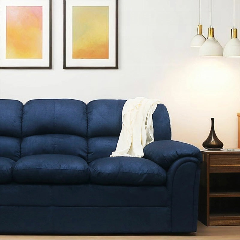 ソファ・ソファー・ 幅約200cm・2人掛け/3人掛け・ファブリック・シンプルデザイン・ネイビー・脚付き・肘掛け・おしゃれ・7日内出荷