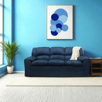 ソファ・ソファー・ 幅約200cm・2人掛け/3人掛け・ファブリック・シンプルデザイン・ネイビー・脚付き・肘掛け・おしゃれ・7日内出荷