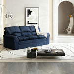 ソファ・ソファー・ 幅約200cm・2人掛け/3人掛け・ファブリック・シンプルデザイン・ネイビー・脚付き・肘掛け・おしゃれ・7日内出荷