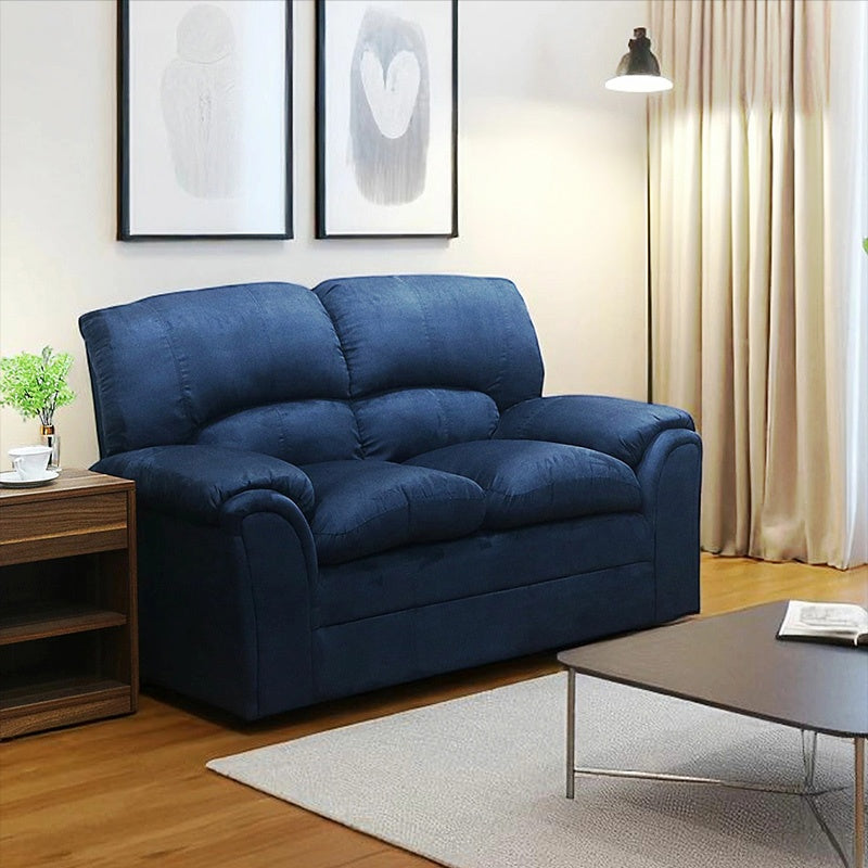 ソファ・ソファー・ 幅約200cm・2人掛け/3人掛け・ファブリック・シンプルデザイン・ネイビー・脚付き・肘掛け・おしゃれ・7日内出荷