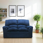 ソファ・ソファー・ 幅約200cm・2人掛け/3人掛け・ファブリック・シンプルデザイン・ネイビー・脚付き・肘掛け・おしゃれ・7日内出荷