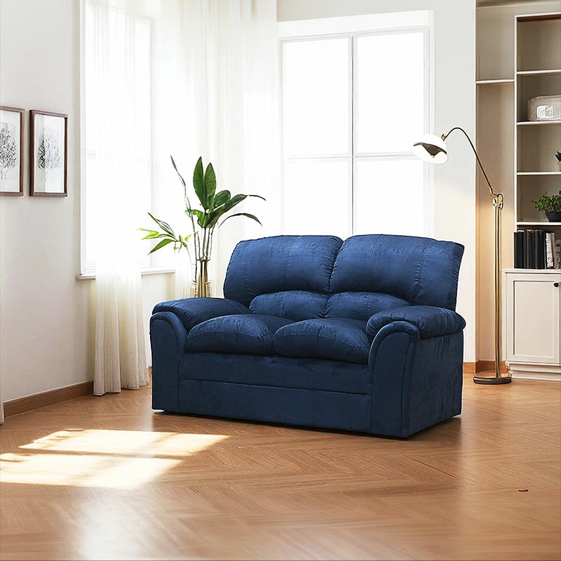 ソファ・ソファー・ 幅約200cm・2人掛け/3人掛け・ファブリック・シンプルデザイン・ネイビー・脚付き・肘掛け・おしゃれ・7日内出荷