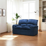 ソファ・ソファー・ 幅約200cm・2人掛け/3人掛け・ファブリック・シンプルデザイン・ネイビー・脚付き・肘掛け・おしゃれ・7日内出荷