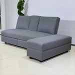 ソファーベッド・収納付き・カウチソファ・3人掛け・ソファーセット・シンプル・コンパクト・北欧スタイル・ファブリック・引き出し付き・テーブル付き・グレー・ブラウン・おしゃれ・7日内出荷