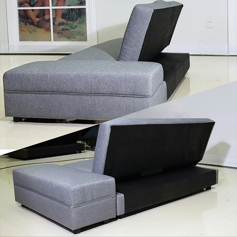 ソファーベッド・収納付き・カウチソファ・3人掛け・ソファーセット・シンプル・コンパクト・北欧スタイル・ファブリック・引き出し付き・テーブル付き・グレー・ブラウン・おしゃれ・7日内出荷