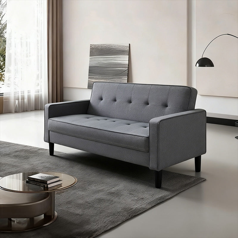 ソファー・ソファ・幅171cm・コンパクト・スタイリッシュ・3人掛け・おしゃれ・・リビングソファ・ブラウン・ミッドセンチュリー・コンパクト・ヴィテージ風・かわいい・布張りソファー・7日内出荷