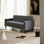 ソファー・ソファ・幅171cm・コンパクト・スタイリッシュ・3人掛け・おしゃれ・・リビングソファ・ブラウン・ミッドセンチュリー・コンパクト・ヴィテージ風・かわいい・布張りソファー・7日内出荷