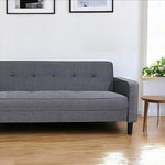 ソファー・ソファ・幅171cm・コンパクト・スタイリッシュ・3人掛け・おしゃれ・・リビングソファ・ブラウン・ミッドセンチュリー・コンパクト・ヴィテージ風・かわいい・布張りソファー・7日内出荷