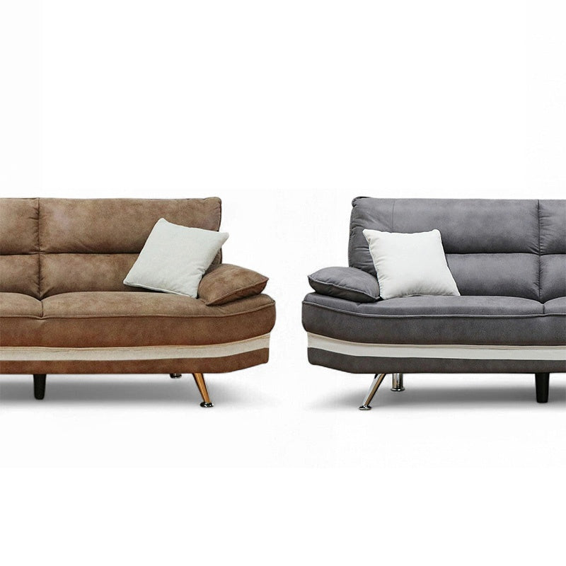 ソファー ソファ おすすめ ソファー ソフトレザー 幅193cm 大きい 3人掛け クッション付き 肘付き デザイン キャメルブラウン