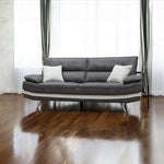 ソファー ソファ おすすめ ソファー ソフトレザー 幅193cm 大きい 3人掛け クッション付き 肘付き デザイン キャメルブラウン